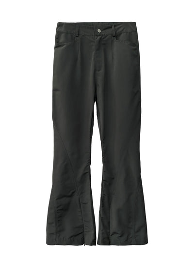 Pantalones Flare con Cierre Lineal para Mujer - Diseño Versátil Unisex - Image 3