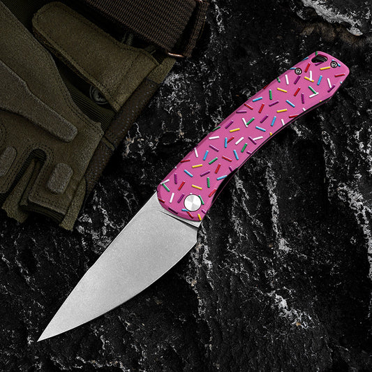 Cuchillo Plegable Multifunción G10 - Filo Afilado para Aventuras