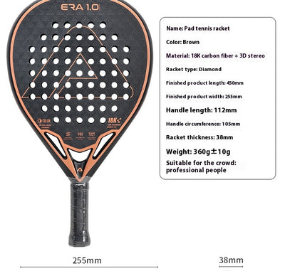 Raqueta de Pádel AMASPORT Carbon Fiber - Rendimiento Profesional - Image 4