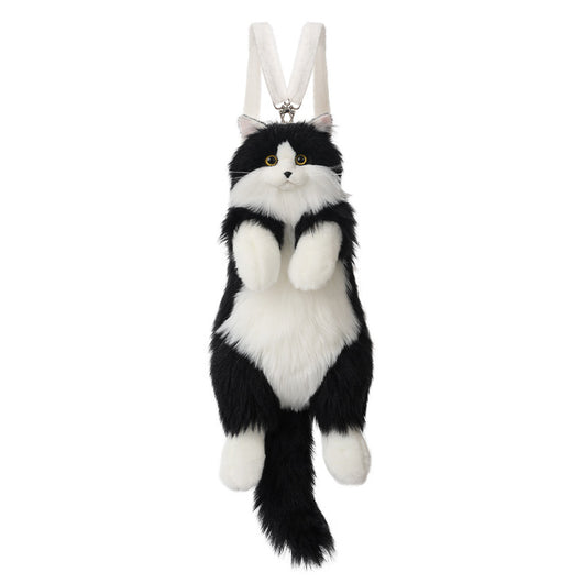 Bolsa Peluche Gato Lechero Adorable - Juguete Suave - Image 6
