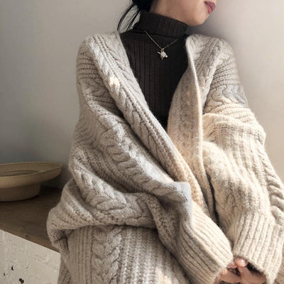 Cardigan Holgado de Punto para Mujer - Image 3