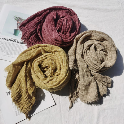 Pañuelo de Algodón Puro Zen para Mujer - Otoño e Invierno - Image 21