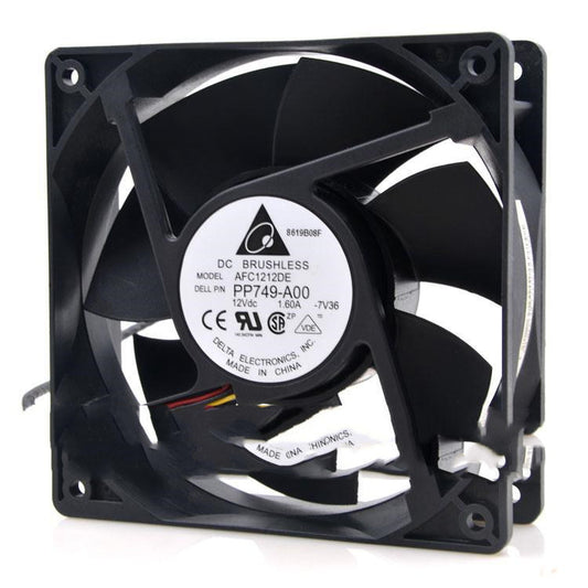 Ventilador de Refrigeración Delta 120mm 12V PWM - Control de Velocidad Profesional