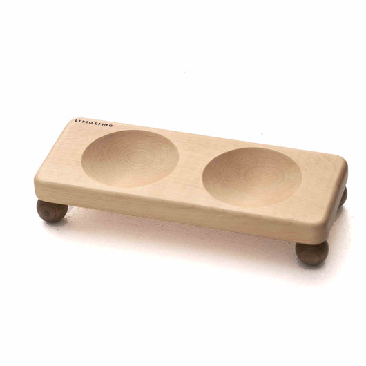 Comedero para Gatos de Cerámica con Base de Madera Sólida - Image 4