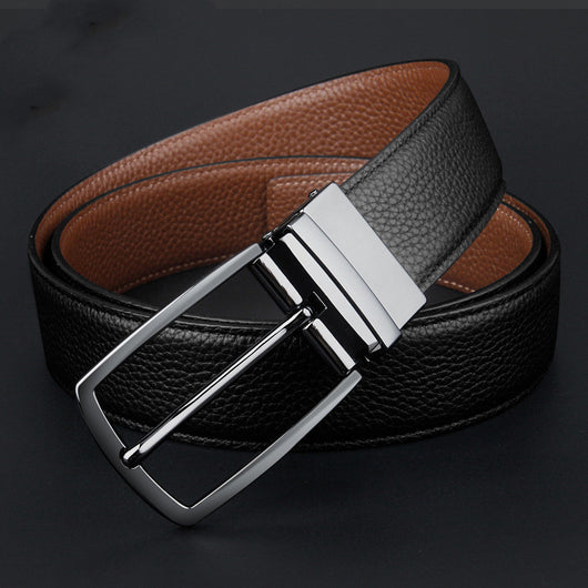 Cinturón para Hombre con Hebilla Giratoria de Pasador - Image 12