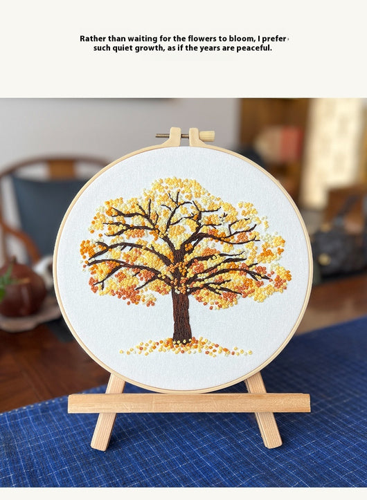 Kit de Bordado Principiante con Árbol Colgante - Pintura Textil - Image 22