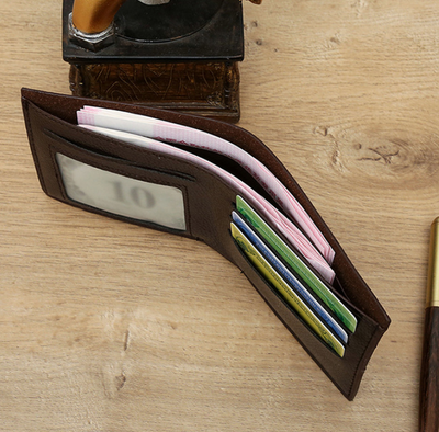 Cartera de Tarjetas Cuadriculada para Hombre - Diseño Clásico - Image 14