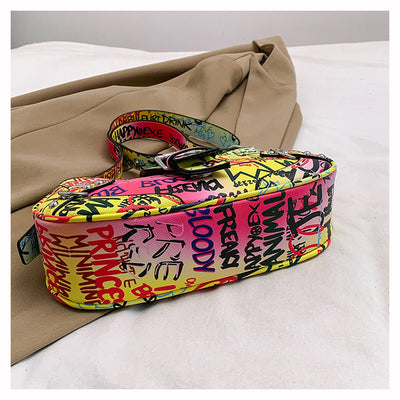 Bolsa de Hombro Messenger con Diseño de Letra de Moda - Image 22
