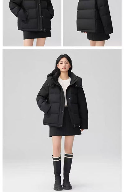 Chaqueta Corta de Algodón con Gorro Desmontable - Image 22