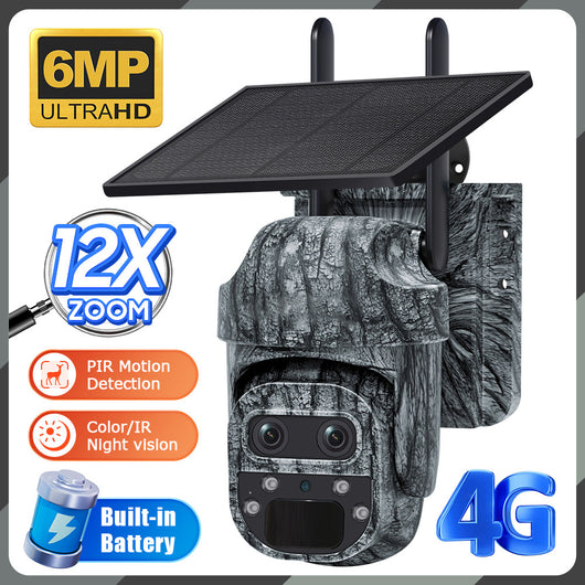Cámara de Vigilancia 6MP Visión Nocturna HD con Energía Solar y Conectividad 4G - Image 5