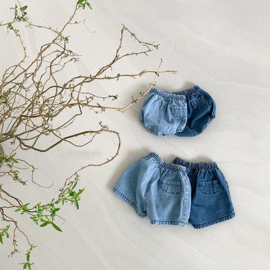 Shorts de Mezclilla Estilo Coreano para Bebé y Niño Pequeño - Image 25