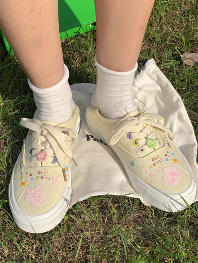 Zapatillas Canvas Custard Versátiles para Estudiantes - Diseño Adorable y Cómodo - Image 10