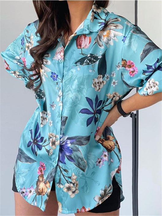 Camisa de Manga Larga con Solapa para Mujer - Image 8