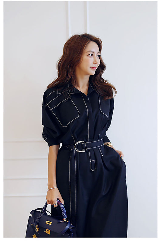 Vestido Elegante Estilo Hong Kong con Temperamento Frío - Image 10