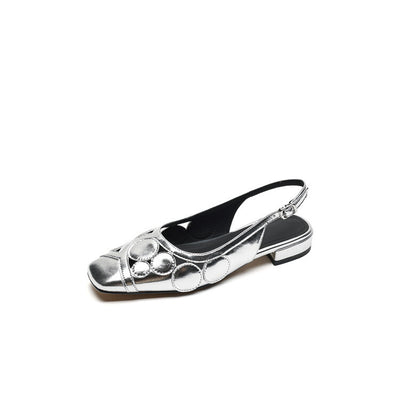 Sandalias Elegantes de Verano con Punta Cuadrada y Tacón Bajo - Image 5