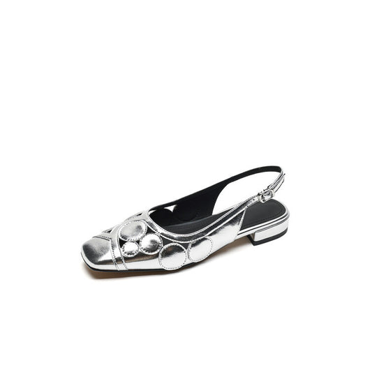 Sandalias Elegantes de Verano con Punta Cuadrada y Tacón Bajo - Image 5