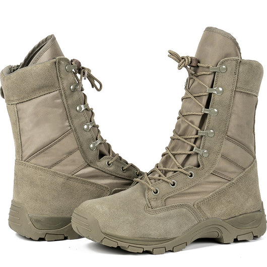 Botas de Combate Altas Verde Desierto - Calzado Táctico Ligero - Image 5
