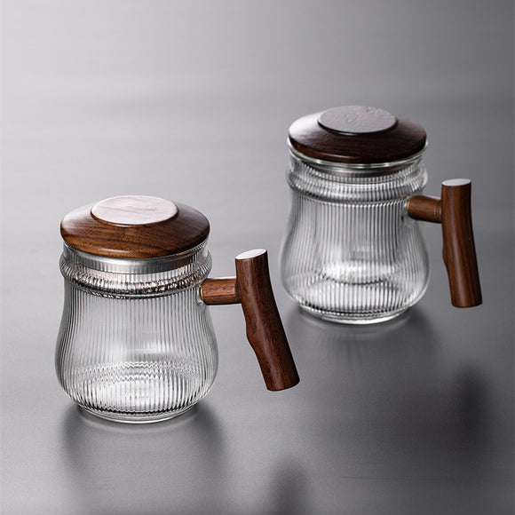 Tetera de Cristal con Filtro Integrado de Gran Capacidad