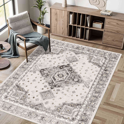 Tapete Bohemio Plegable de Cashmira Lavada para Sala - Image 5