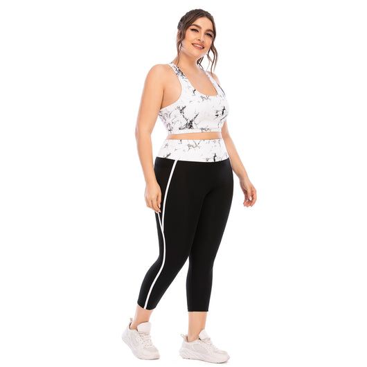 Conjunto de Yoga Tallas Grandes - Leggings y Top Deportivo - Image 2