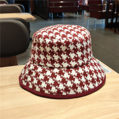 Gorra Pescador Pata de Gallo Clásica Blanco y Negro con Visera Grande - Image 13