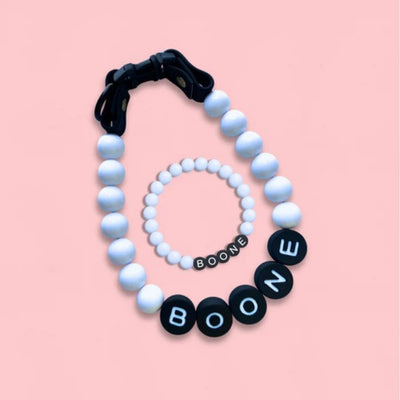 Collar Personalizado para Perro con Cuentas y Pulsera Coordinada - Nombre Grabado en Letras - Image 9