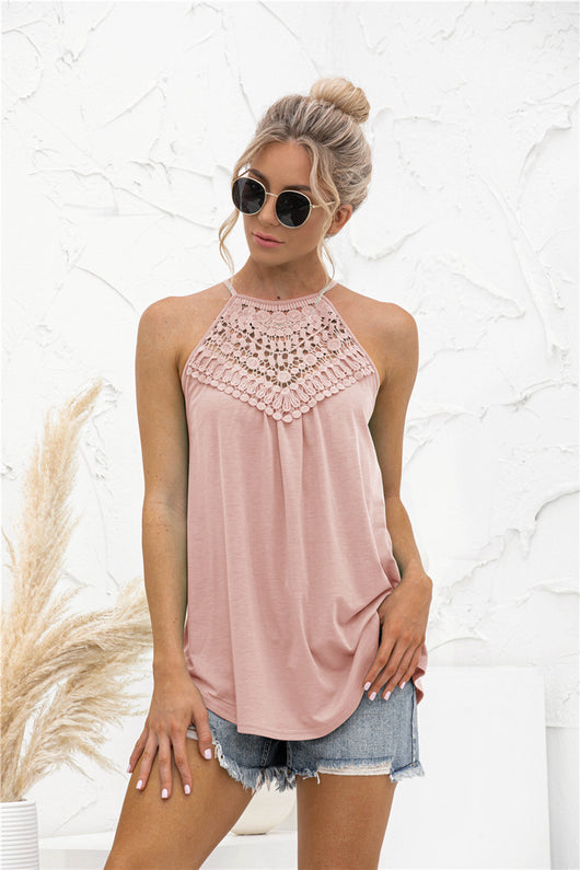 Top Halter con Encaje Cosido - Image 5