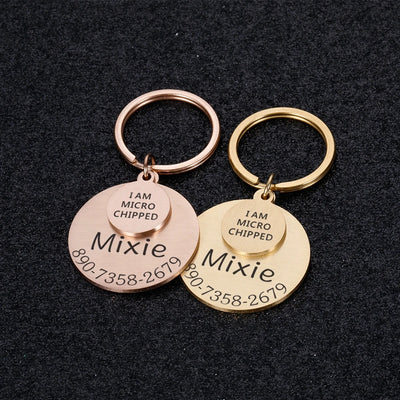 Placa de Identificación Personalizada para Mascotas - Llavero Divertido - Image 12