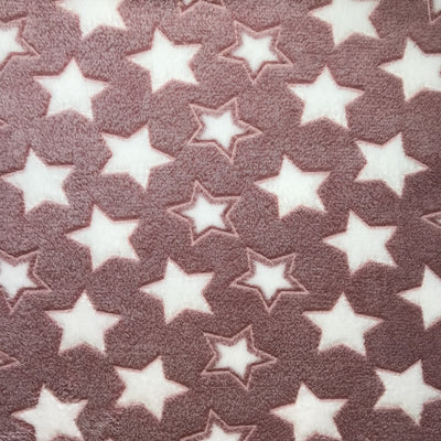 Tela Franela Jacquard Reversible con Estrellas de Cinco Puntas - Image 2