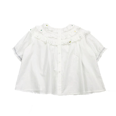 Blusa Suelta de Algodón Puro Manga Media - Image 6