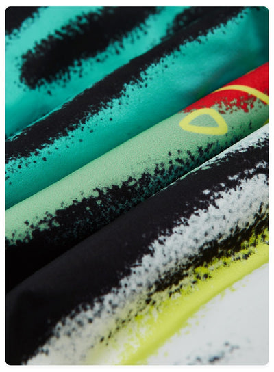 Chaqueta de Algodón para Hombre con Diseño Graffiti y Cierre Relajado - Image 12
