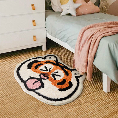 Tapete Suave y Acogedor para Dormitorio - Alfombra Pequeña de Felpa