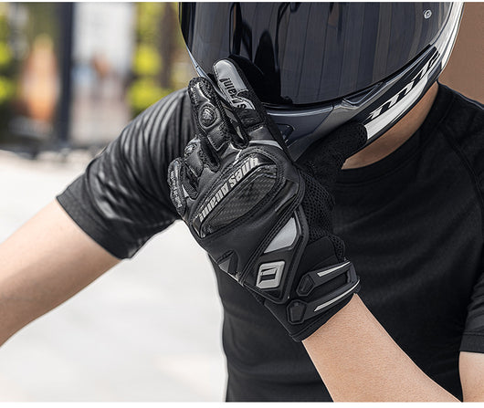 Guantes de Motocicleta Táctiles con Protección Solar y Tecnología Anticalda - Image 6