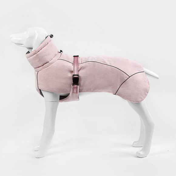 Abrigo Protector Acolchado para Perros con Reflectantes y Forro Cálido