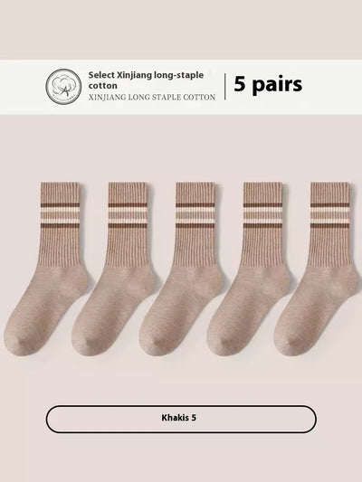 Calcetines Deportivos de Algodón Puro para Hombre - Talla Grande, Transpirables y Cómodos - Image 11