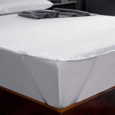 Protector de Colchón Impermeable con Diseño de Encaje y Cierre Ajustable - Image 9