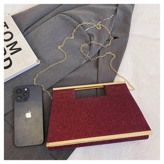 Bolso Mensajero Brillante para Mujer con Asa de Mano - Image 22
