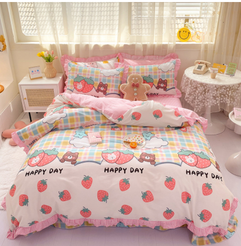 Funda Nórdica Infantil 100% Algodón con Diseño de Princesas para Dormitorio - Image 2
