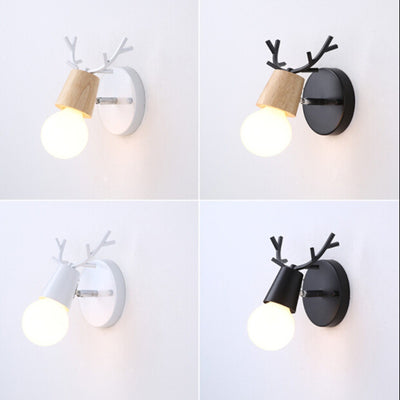 Lámpara de Pared Nórdica con Astas - Diseño Moderno Macaron para Pasillos - Image 9
