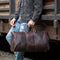 Bolsa Mensajero de Cuero Genuino para Hombre - Viajero Premium