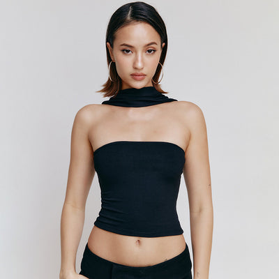 Blusa Elegante Multiescote Ajustada para Mujer - Image 3