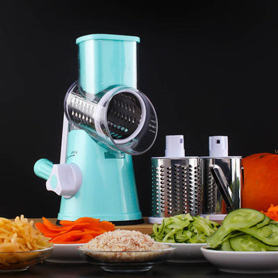 Mandolina Multifuncional Redonda para Cortar Verduras, Papas y Quesos - Image 14
