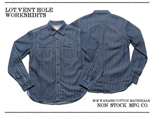 Camisa Vintage de Manga Larga a Rayas con Detalles de Trabajo para Hombre - Image 13