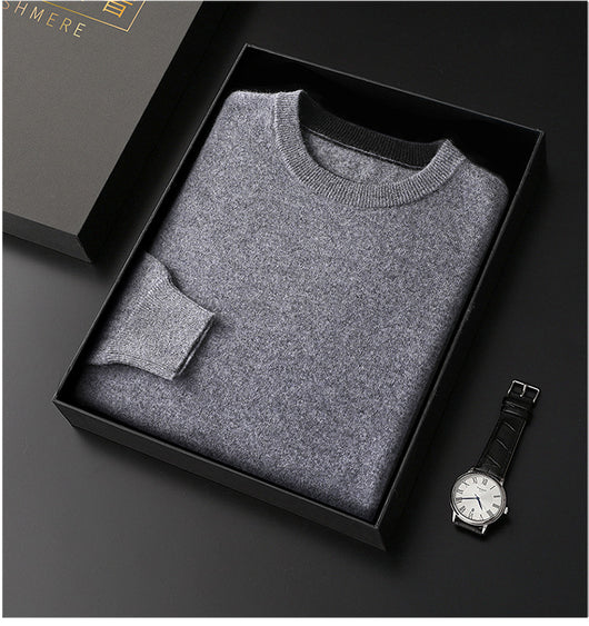 Suéter de Cuello Redondo Tejido para Hombre - Image 6