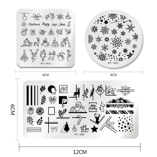 Plantilla de Estampado para Uñas - Kit Profesional de Transferencia - Image 2