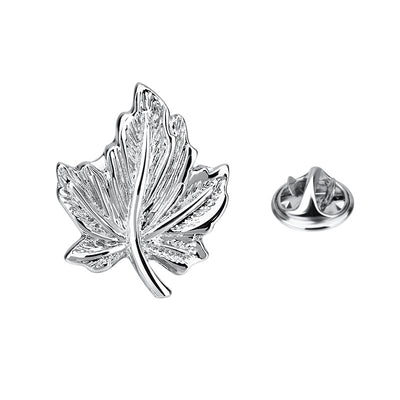 Broche de Plata con Hoja - Alfiler de Cuello Elegante - Image 10