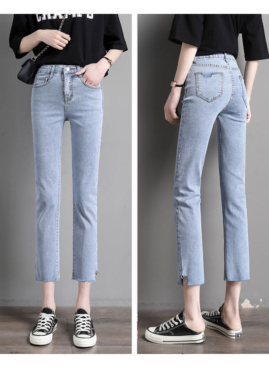 Pantalones Slim Cintura Alta para Mujer - Corte Cigarrillo - Image 10