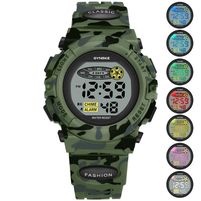 Reloj Electrónico Infantil con Luz LED Multicolor - Image 10