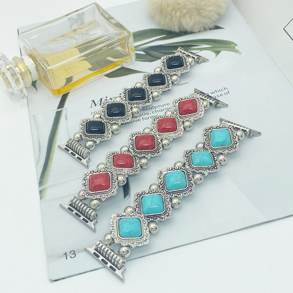 Correa de Reloj Inteligente Turquesa Bohemio