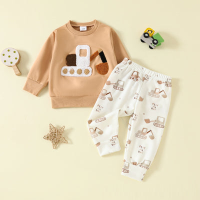 Conjunto Térmico: Suéter de Dos Piezas con Pantalón Largo de Algodón - Image 11